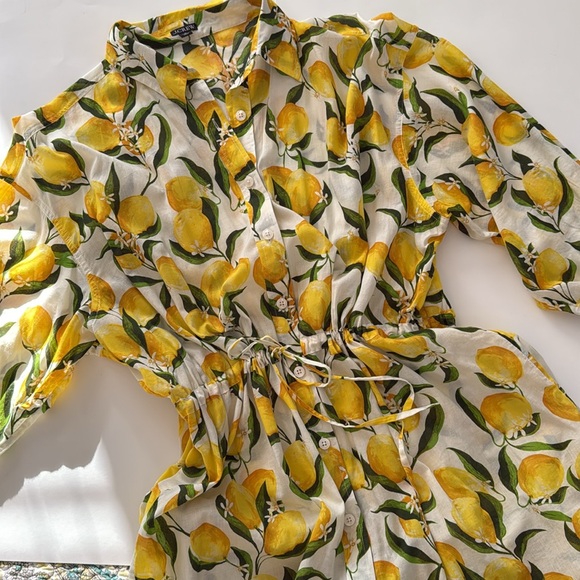 J. Crew Limoncello Print Shirt Dress - Picture 4 of 8